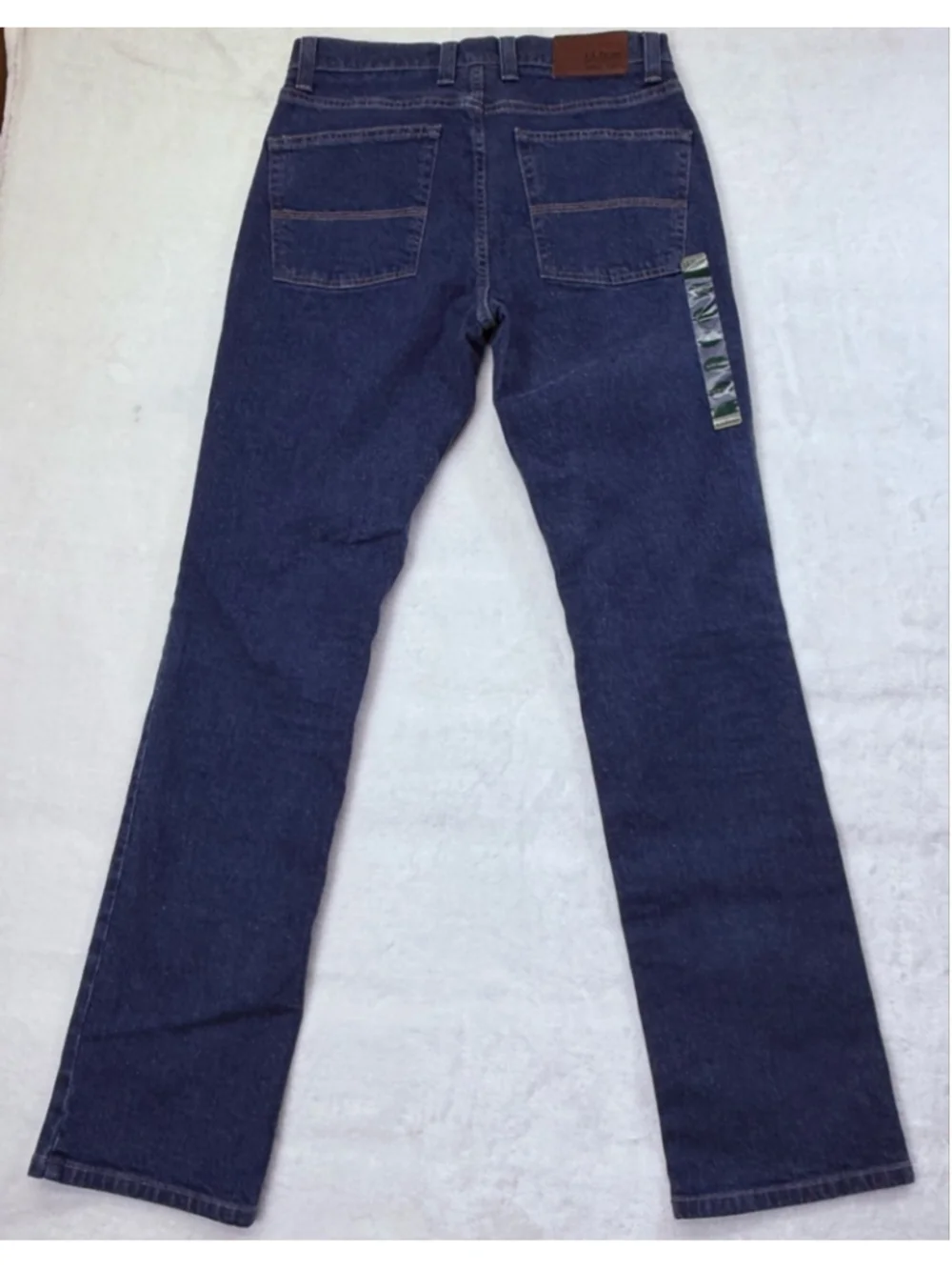 Men's LL Bean Blue Standard Fit Straight Jeans 30x32